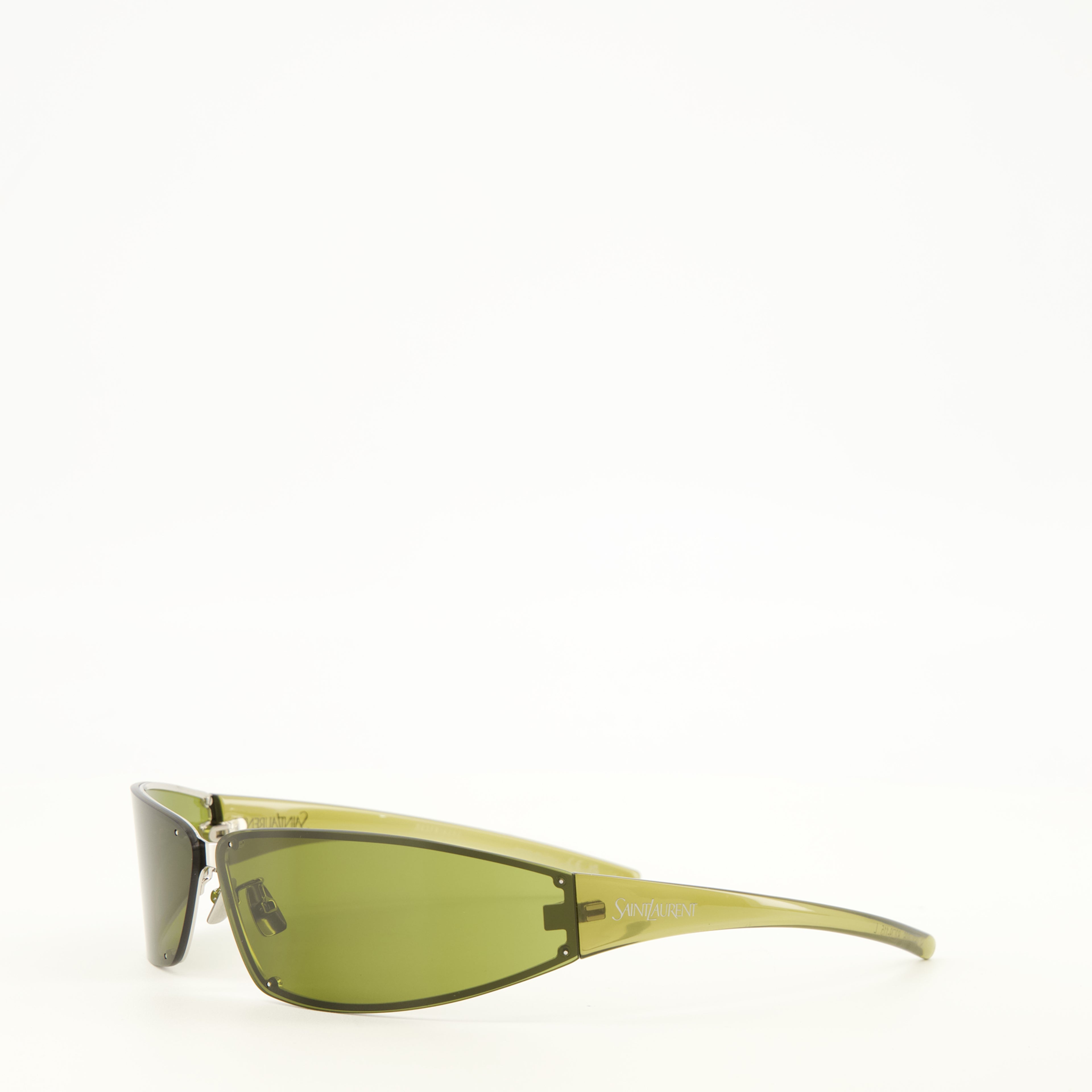 Lunettes SL 963 Óculos de Sol Verdes Saint Laurent Vert Unisexe