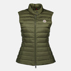 Imagen del chaleco de plumas Igens kaki de la marca Moncler para Mujer - Temporada Primavera-Verano 2026 - Vista Frontal