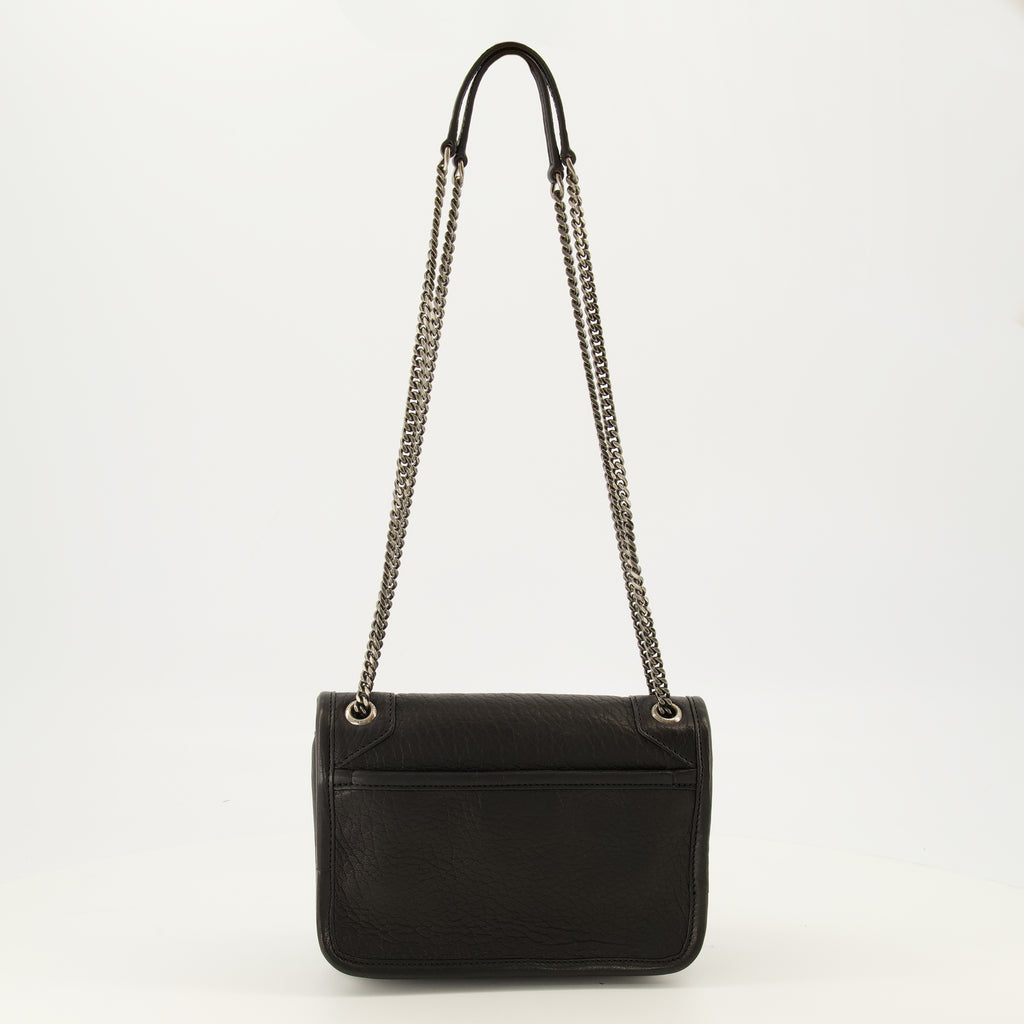Sacs à main et épaule Bolso Mini Niki de Cuero Negro Saint Laurent Noir Femme