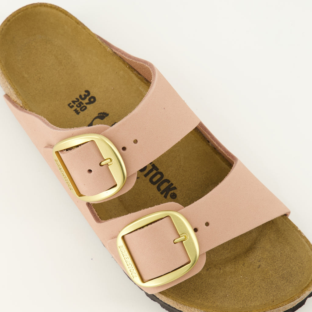 Chaussures ouvertes Sandali Arizona Big Buckle Rosa Birkenstock Rose Femme