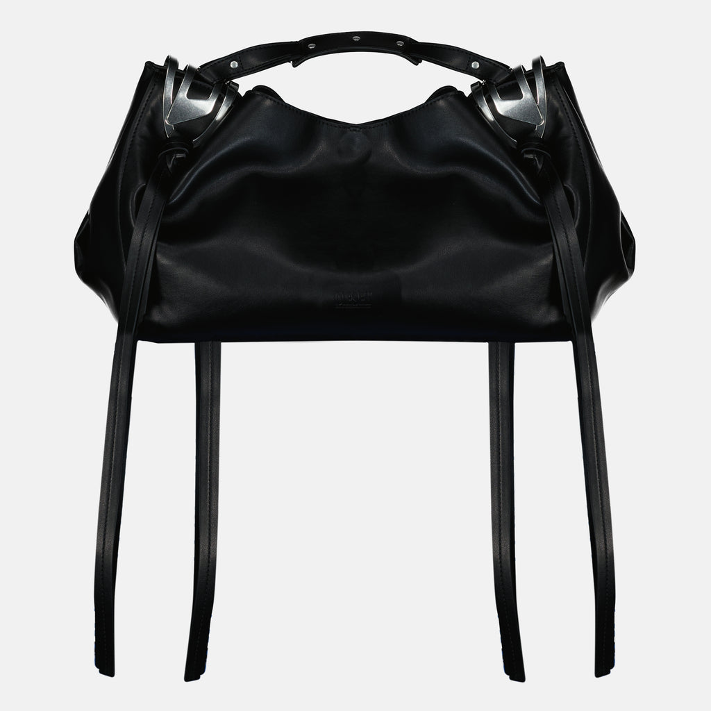 Image de l'article Sac Knot-D noir de la marque Diesel pour Femme - Saison Printemps-Été 2026 - Vue de Face