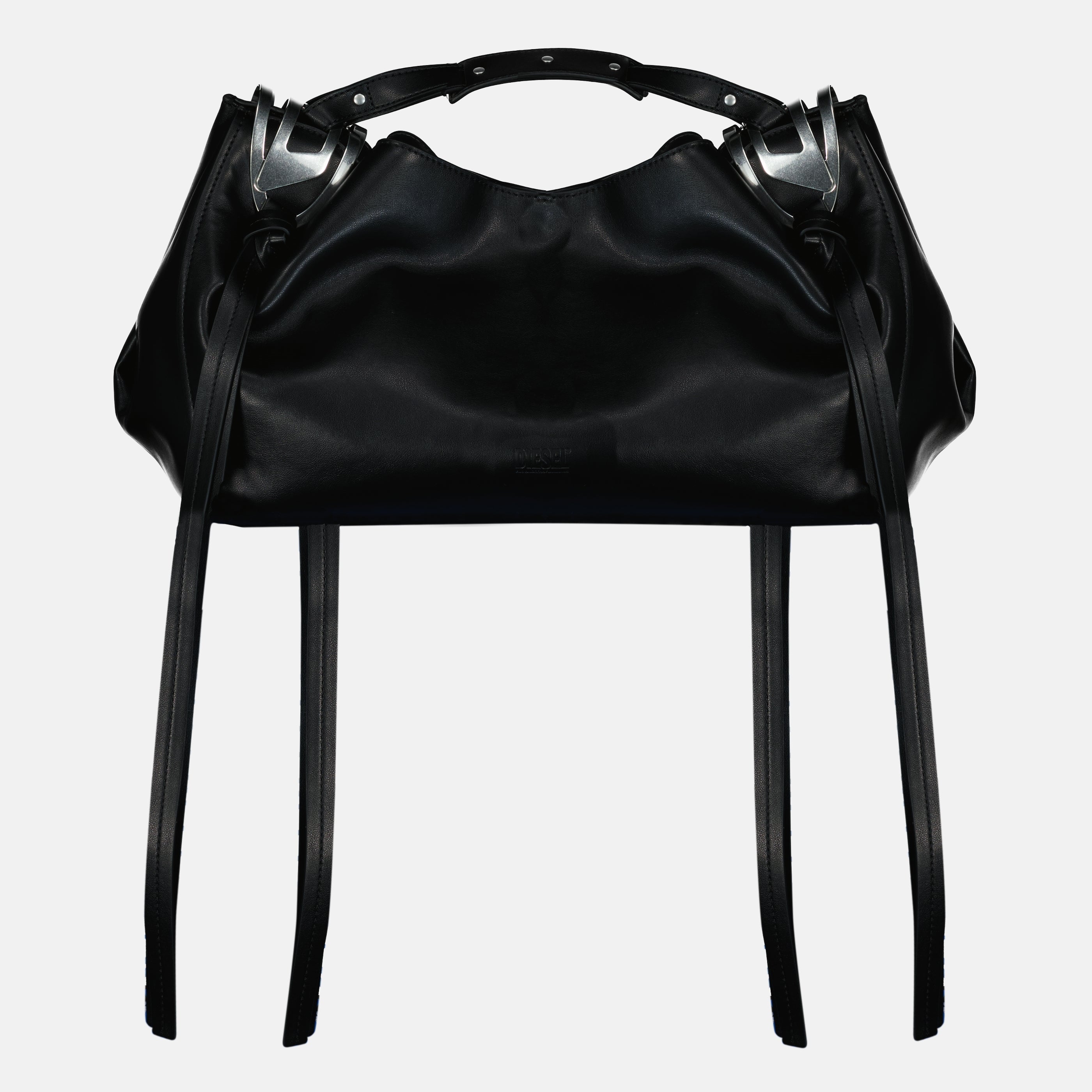 Image de l'article Sac Knot-D noir de la marque Diesel pour Femme - Saison Printemps-Été 2026 - Vue de Face