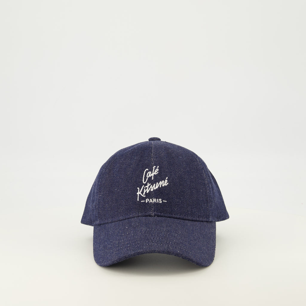 Chapeaux, casquettes et bonnets 블루 데님 캡 Maison Kitsune Bleu foncé Unisexe