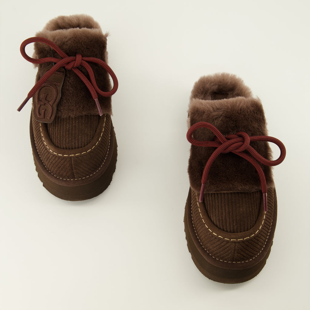 Chaussures ouvertes Mules Disquette Heritage marron Ugg Marron Femme
