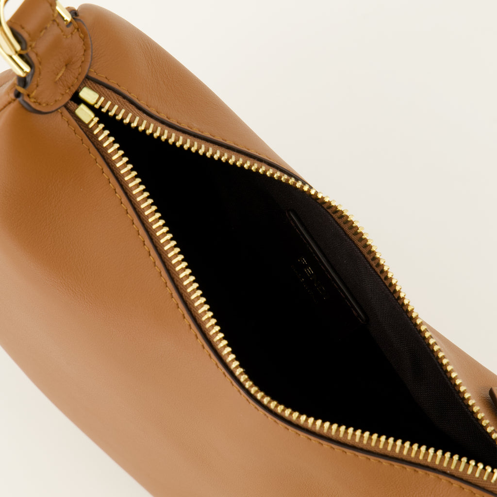 Sacs à main et épaule Borsa Mini in Pelle Marrone Fendigraphy Fendi Marron Femme