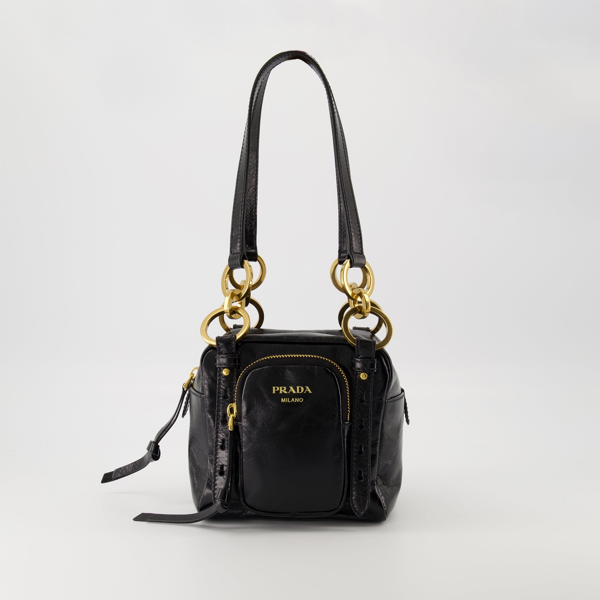 Sacs à main et épaule Sac Dangle mini Prada Noir Femme