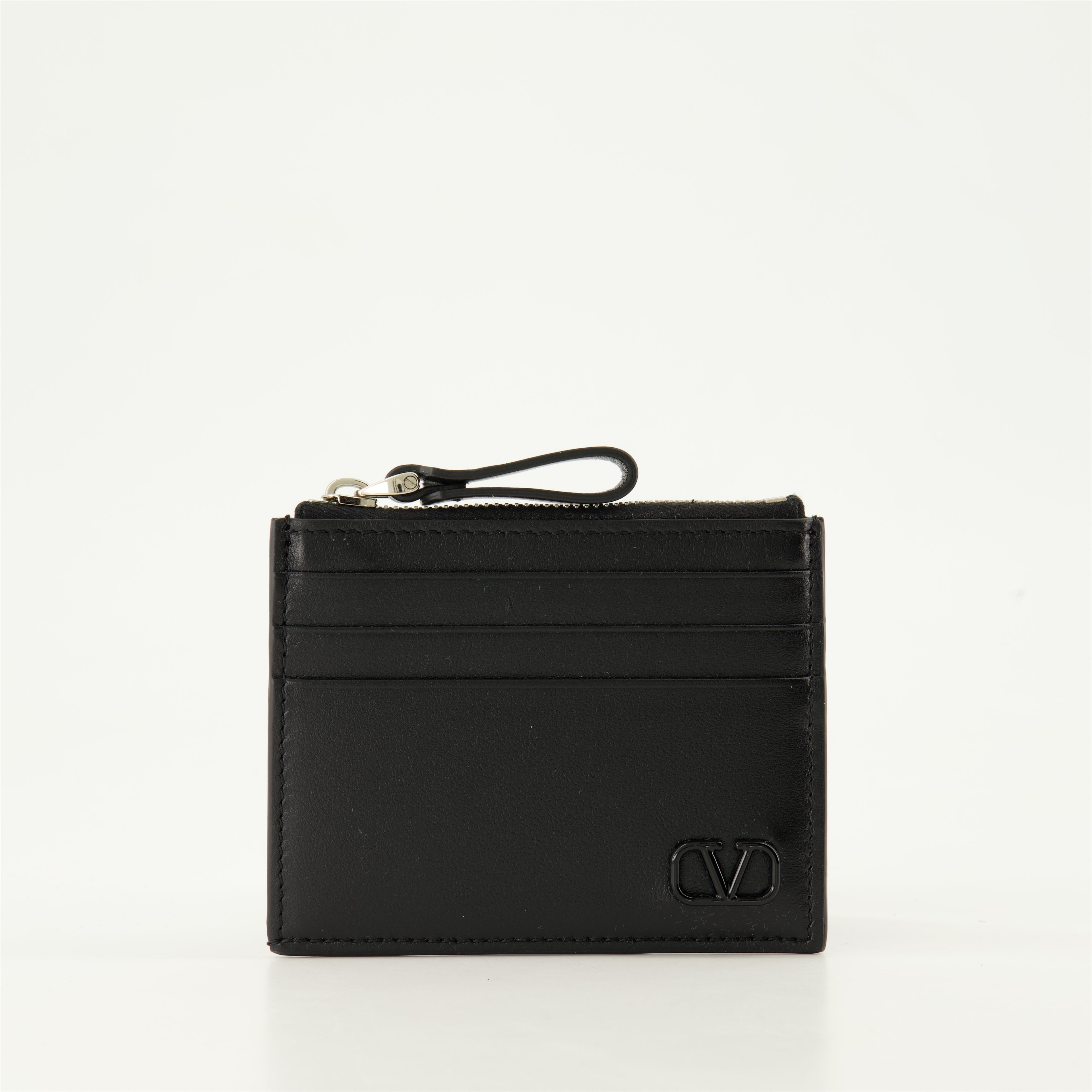 Small leather goods VLogo Card Holder Valentino Garavani Black Homme