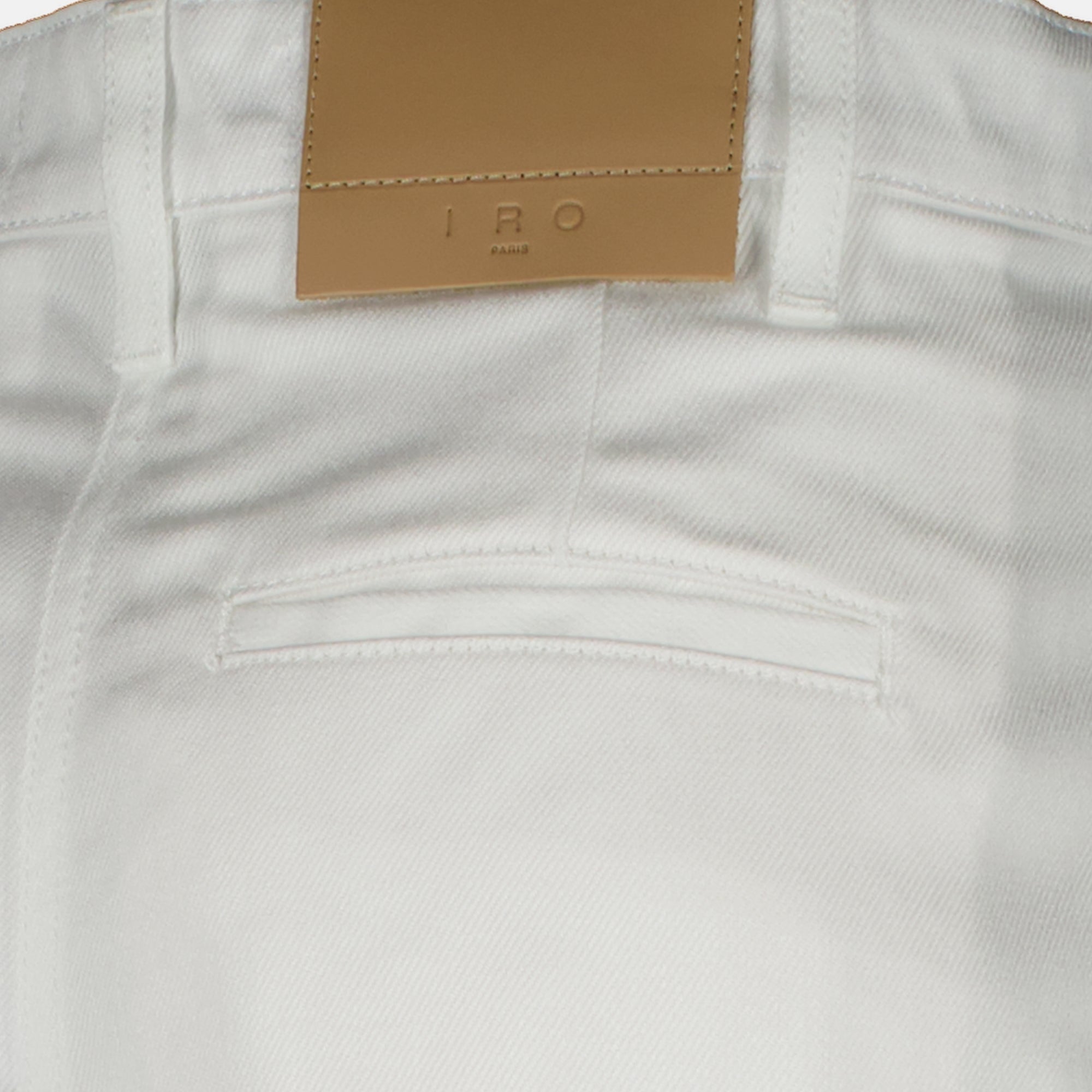 Pantalons Pantaloni Fluidi Ampi Bianchi Iro Blanc Femme