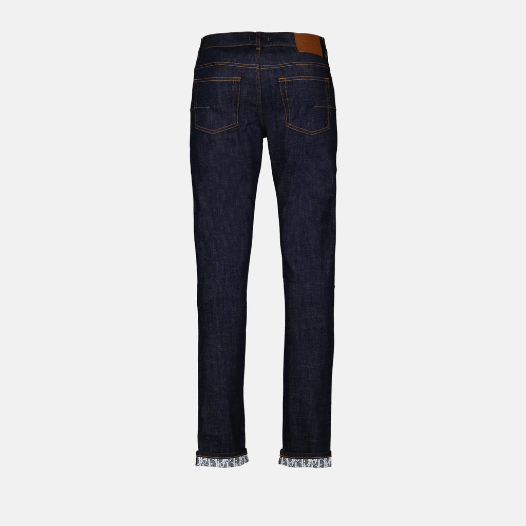 Pantalones Jean slim Oblique Dior Azul Homme
