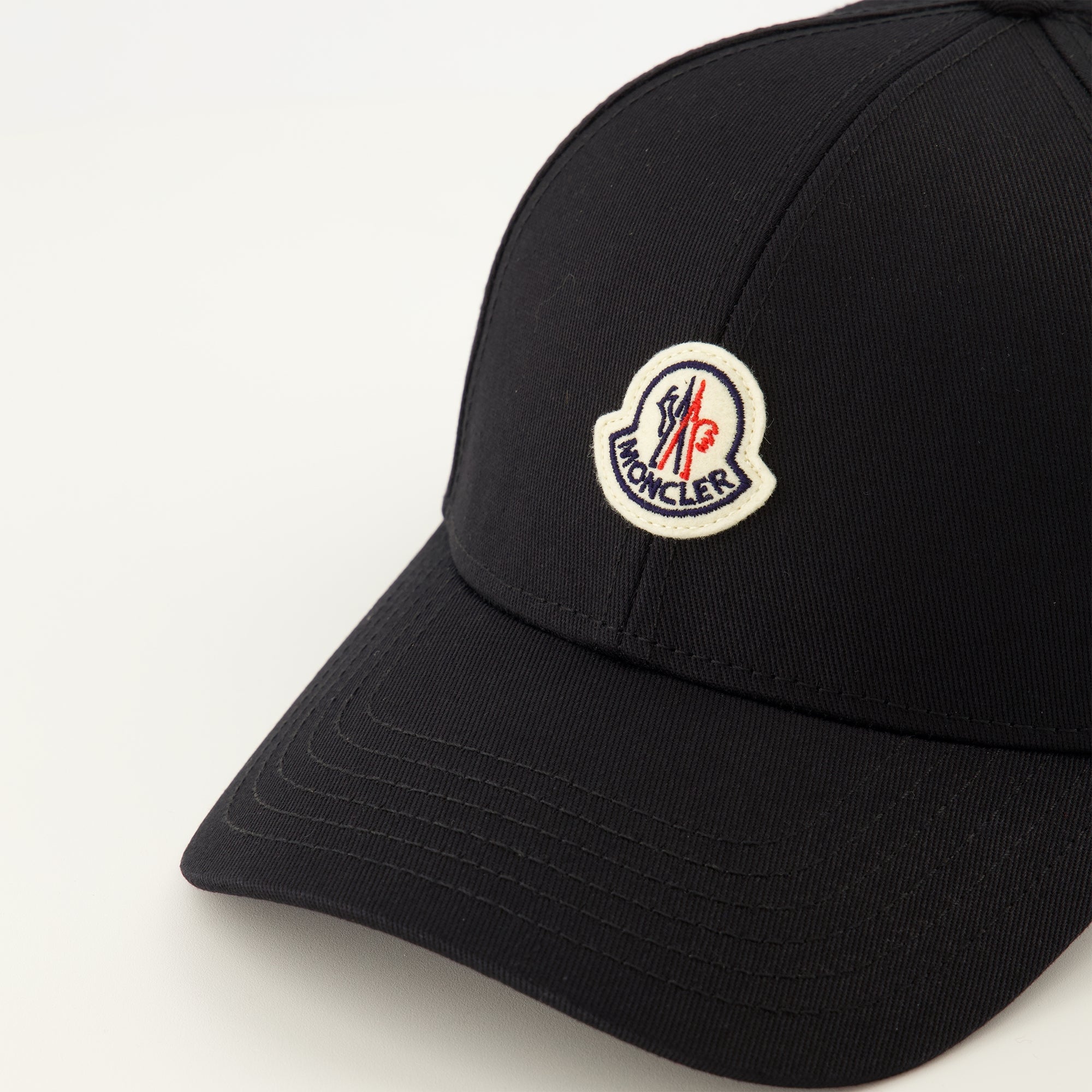 Chapeaux, casquettes et bonnets Casquette en coton noire Moncler Noir Homme