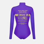 Tops Body imprimé Mm6 Purple Femme