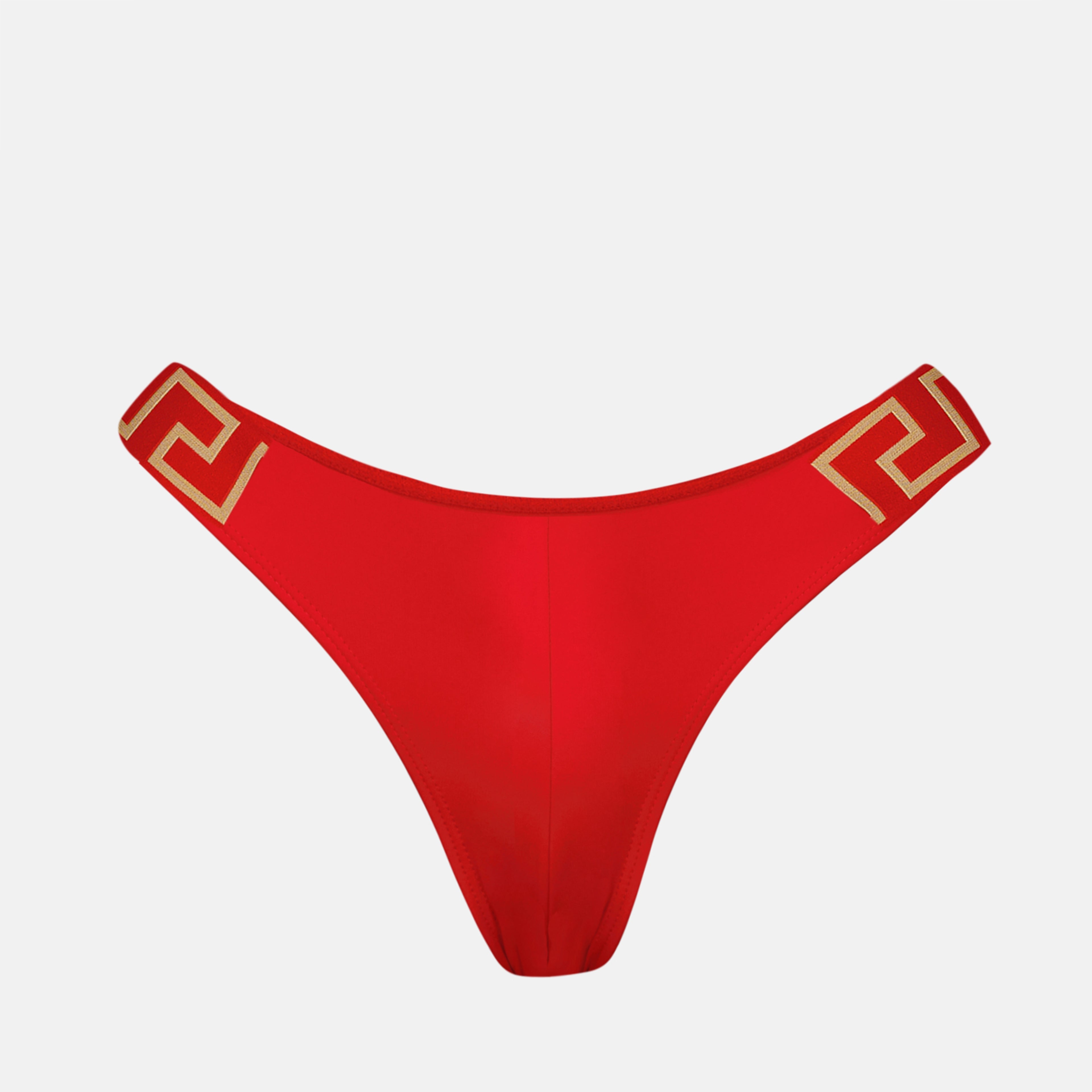 Beachwear Bas de bikini Greca Versace Rouge Femme