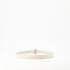 Cintos Cinto Fino Cassandre Saint Laurent Branco Femme