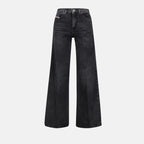 Pantalons Jean 1978 D-Akemi noir Diesel Noir Femme