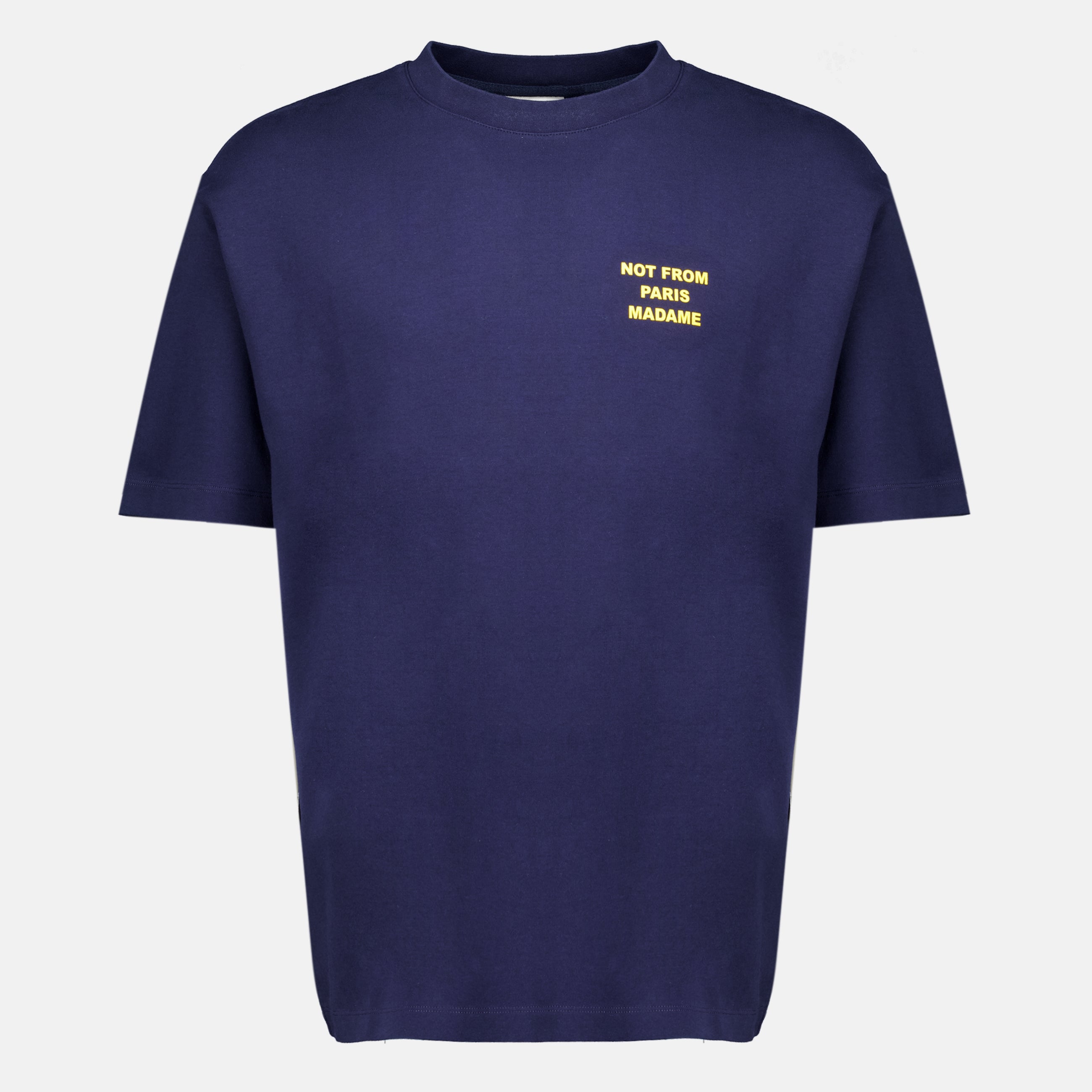 T-shirts ネイビーブルー スローガン Tシャツ Drole De Monsieur Bleu foncé Homme