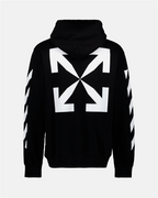 スウェットシャツ OMBB097C99FLE012 1001 black white Off-White 黒 Homme