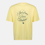 T-shirts T-shirt slogan vignes Drole De Monsieur Jaune Homme