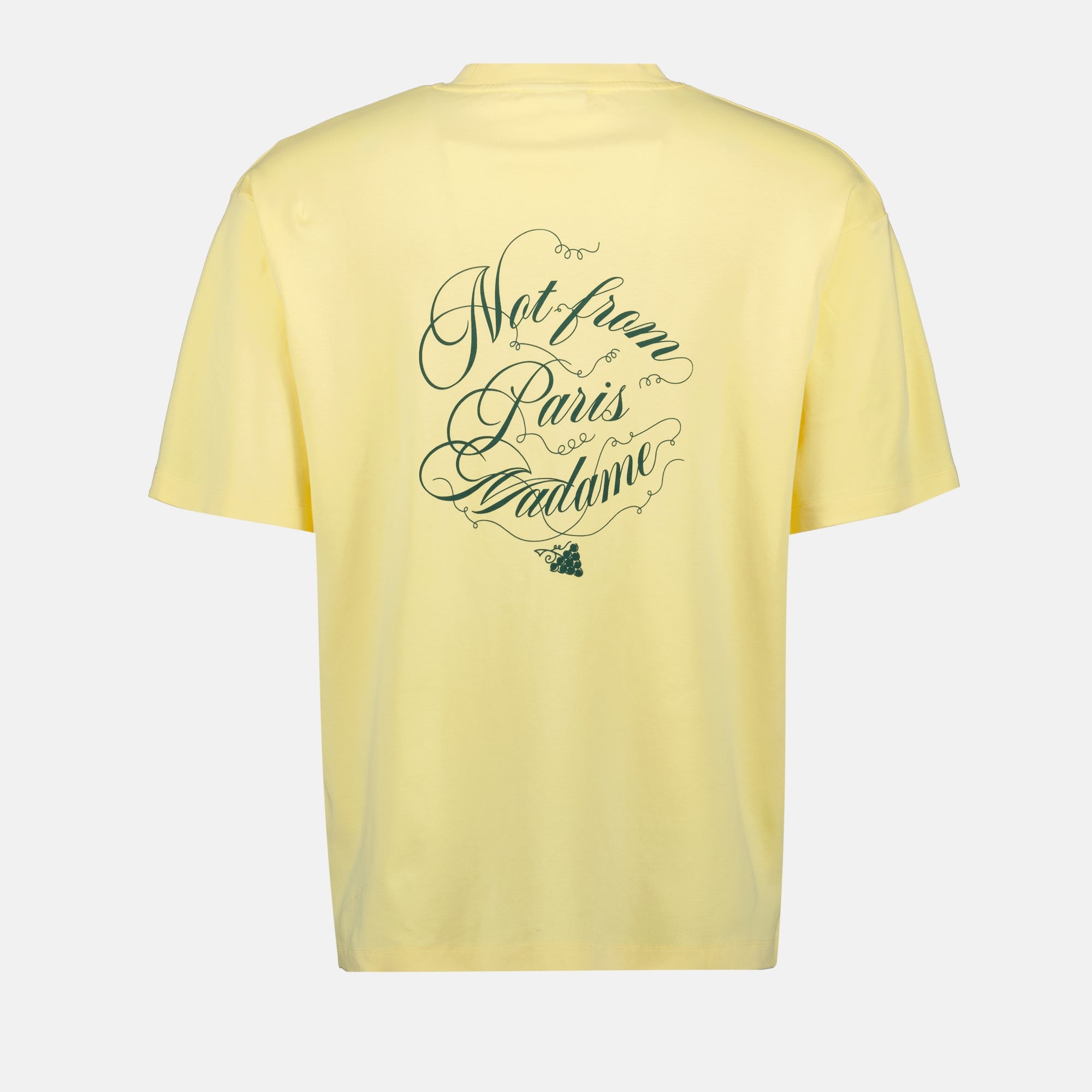 T-shirts T-shirt slogan vignes Drole De Monsieur Jaune Homme