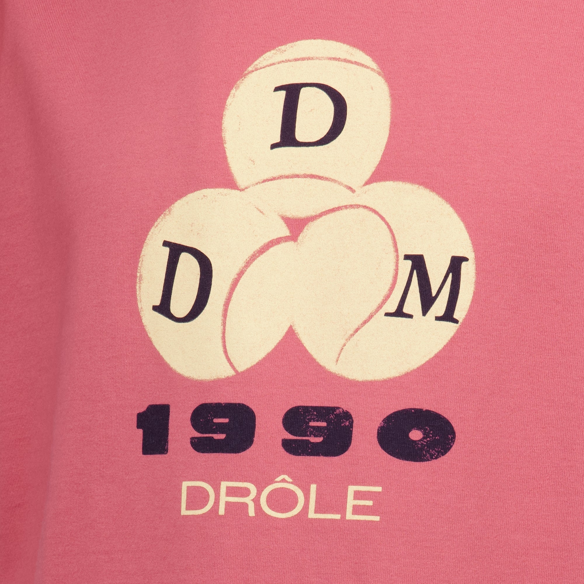 T-shirts Camiseta Divertida 1990 Rosa Drole De Monsieur Rose Homme