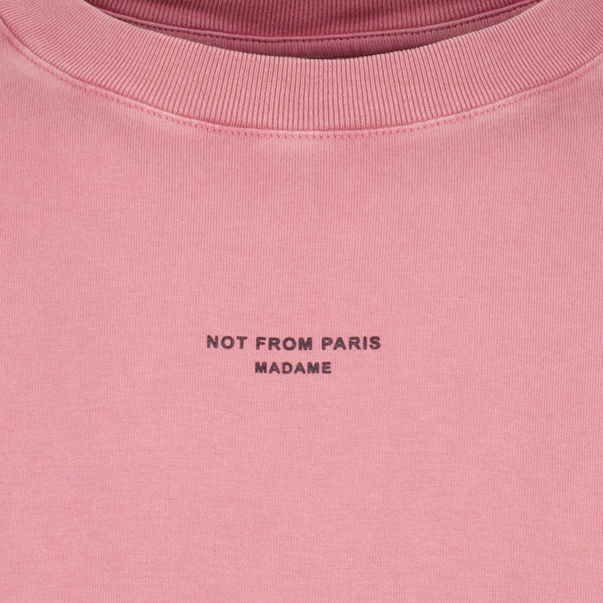 T-shirts クラシックピンクスローガンTシャツ Drole De Monsieur Rose Homme