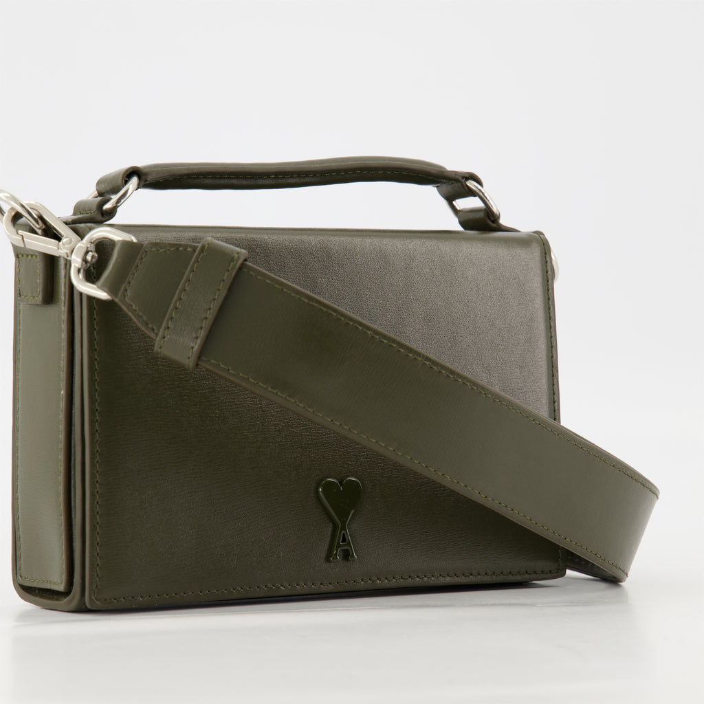 Bolsos bandolera Sac Lunch Ami PARIS Caqui Unisexo