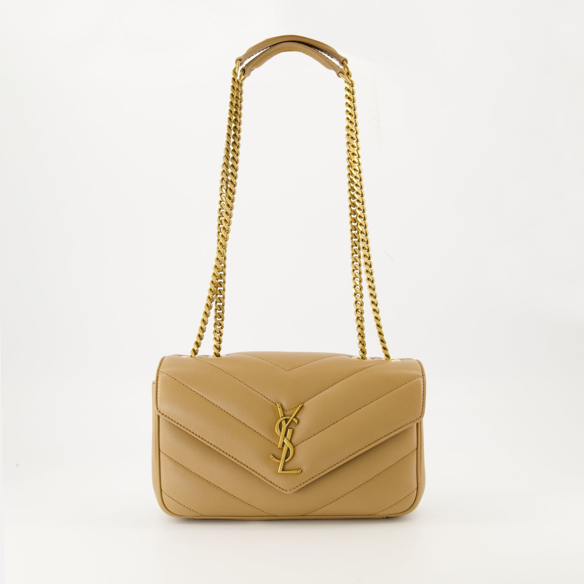 Image de l'article Sac Loulou Small de la marque Saint Laurent pour Femme - Saison Automne-Hiver 2025 - Vue de Face