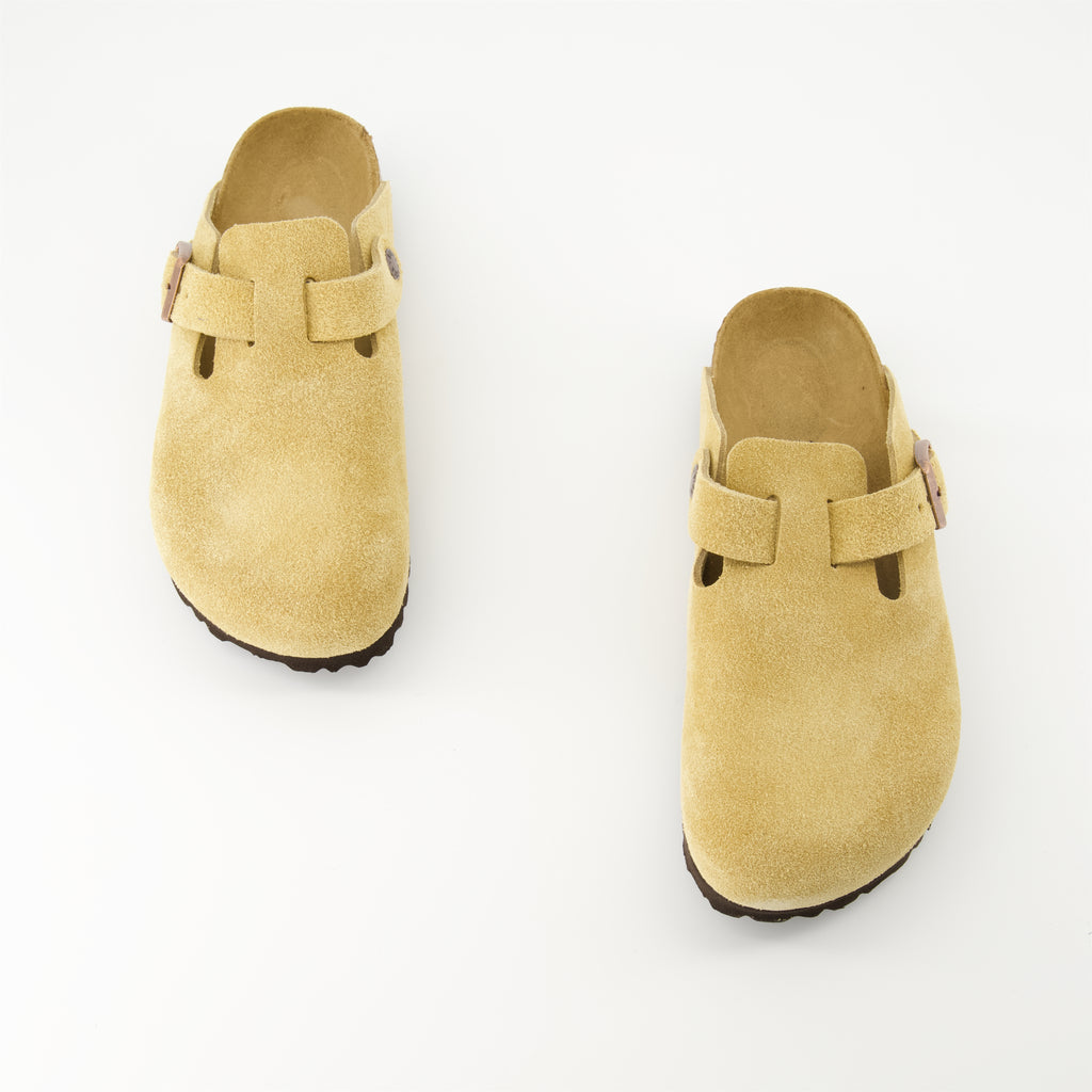 Scarpe aperte Boston Mules Birkenstock Beige Homme
