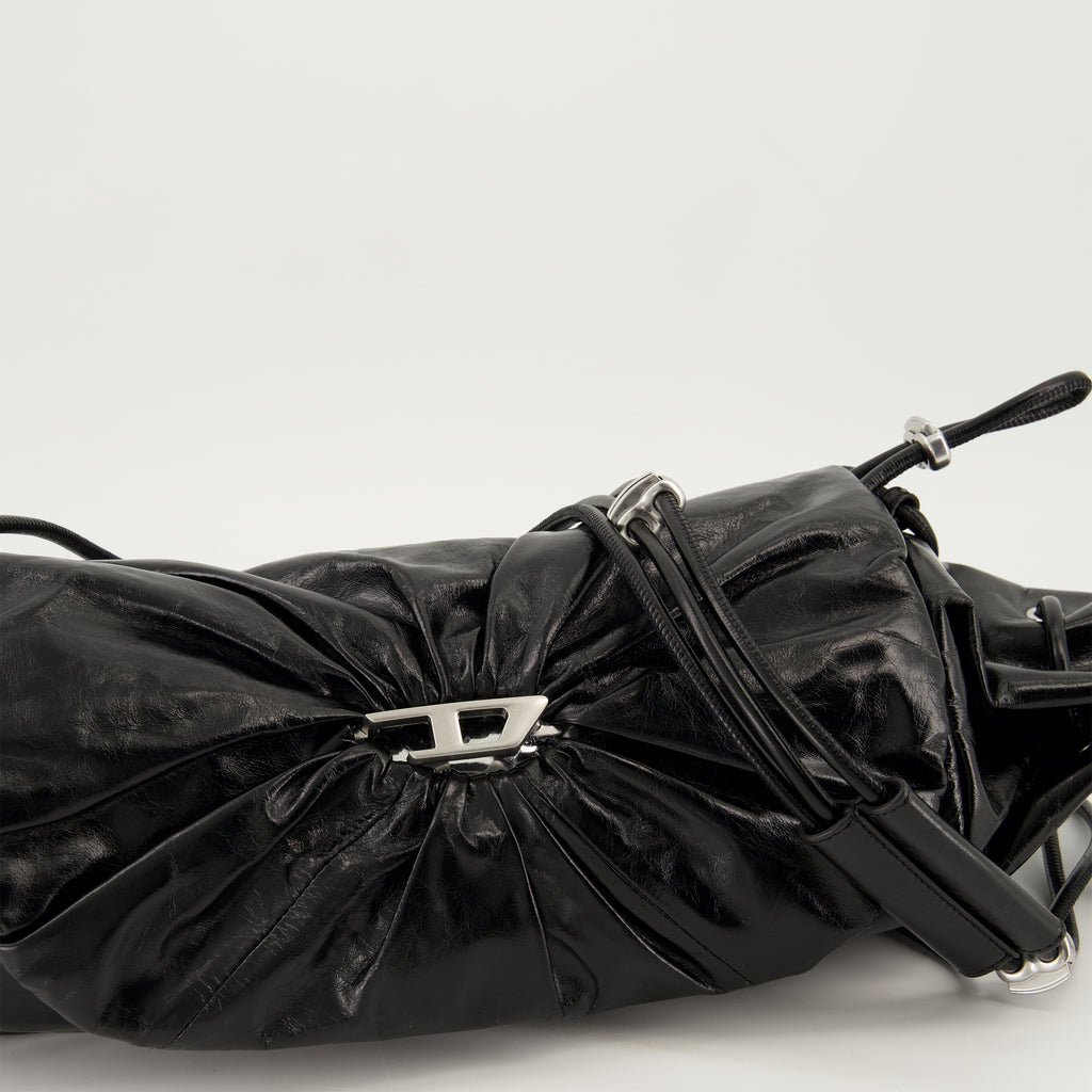 Sacs à main et épaule Sac Scrunch-D en cuir Diesel Noir Femme