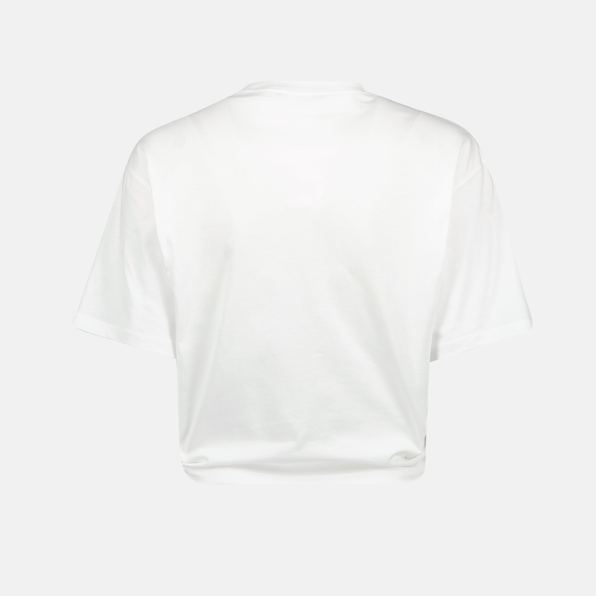 Camisetas Camiseta con Alfiler de Seguridad Versace Blanco Femme