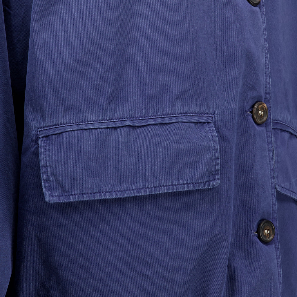 Vestes Blouson in Serge Invecchiato Blu Navy Miu Miu Bleu foncé Femme