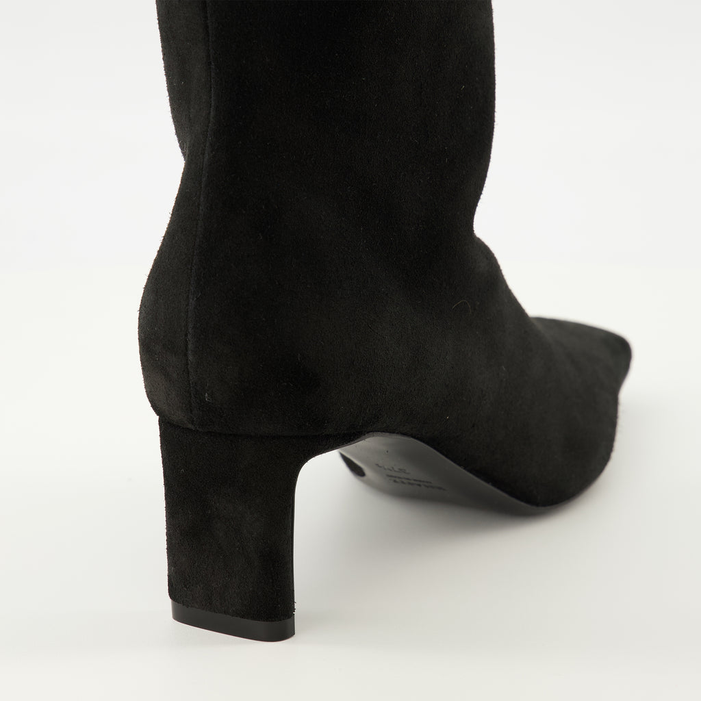 Image de l'article Bottines Ona noir de la marque Khaite pour Femme - Saison Automne-Hiver 2025 - Vue arrière