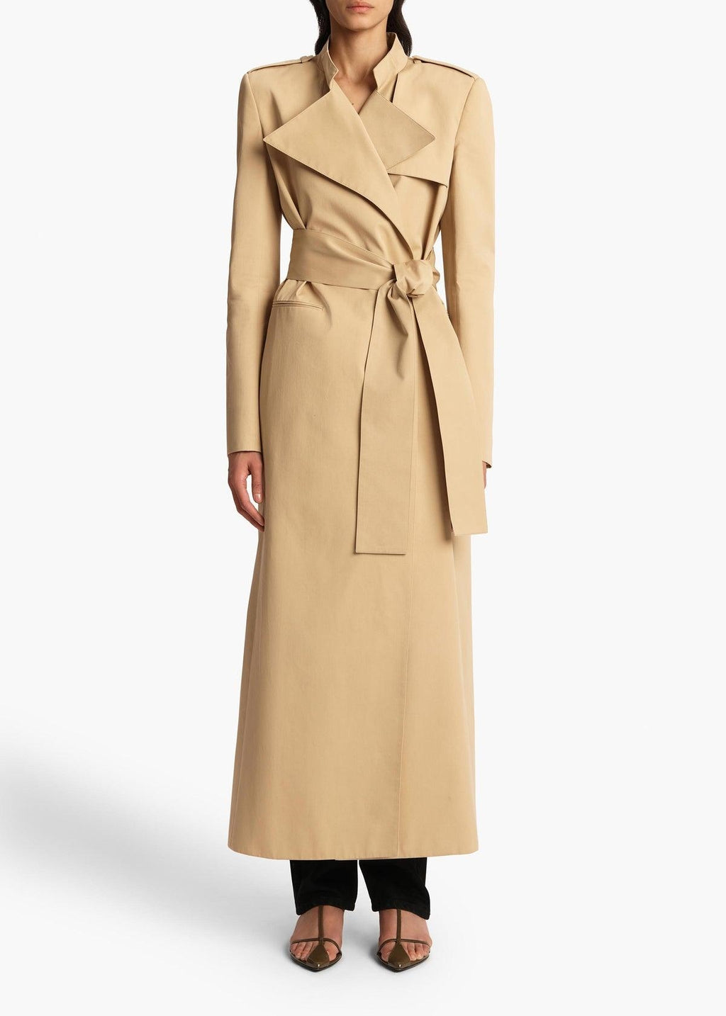 Cappotti Trench Maxwell Khaite Beige Femme