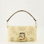 Sacs à main et épaule Borsa Baguette® Ricamata Doily Beige Fendi Beige Femme