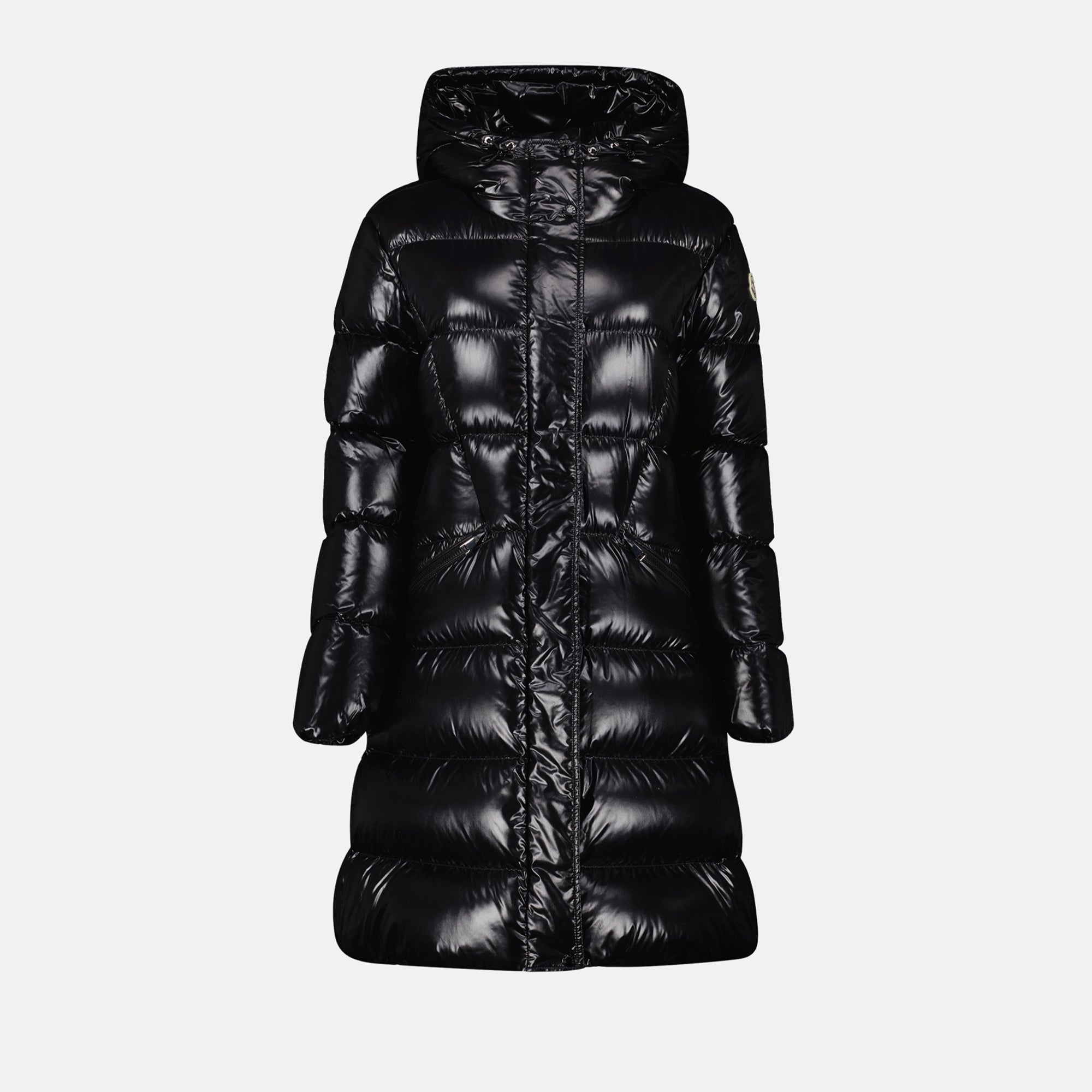 코트 벨뷰 다운 자켓 Moncler 검은색 Femme