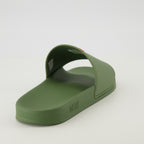 Imagem das chanclas SA-Swim khaki da Diesel para Homens - Coleção Primavera-Verão 2026 - Vista traseira