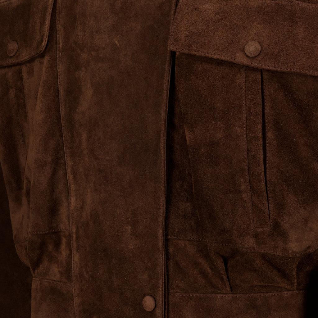 Manteaux Vintage brown suede jacket Saint Laurent Marron Femme