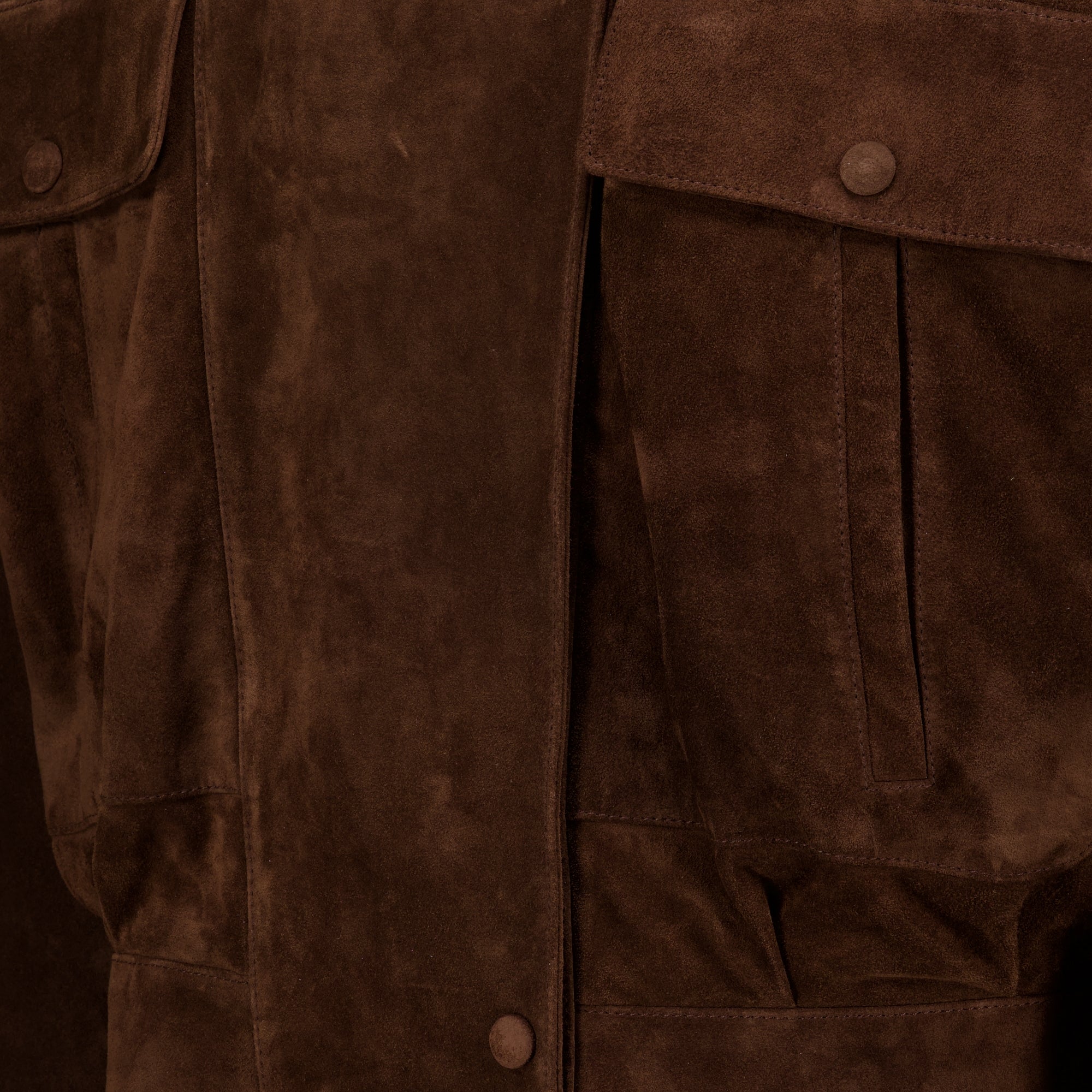 Manteaux Giacca in suede marrone vintage Saint Laurent Marron Femme