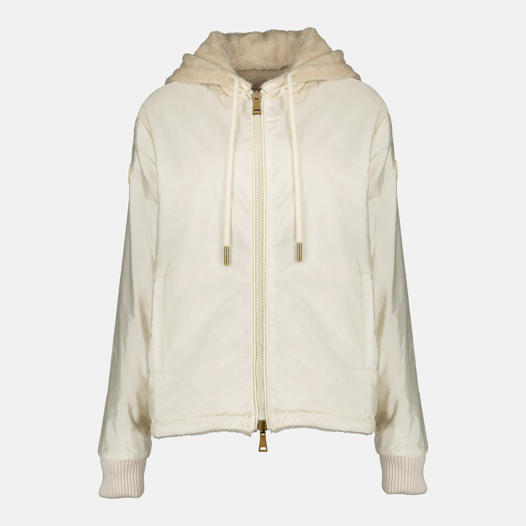 Imagen del Sudadera con cremallera de teddy reversible de la marca Moncler para Mujer - Temporada Otoño-Invierno 2025 - Vista Trasera