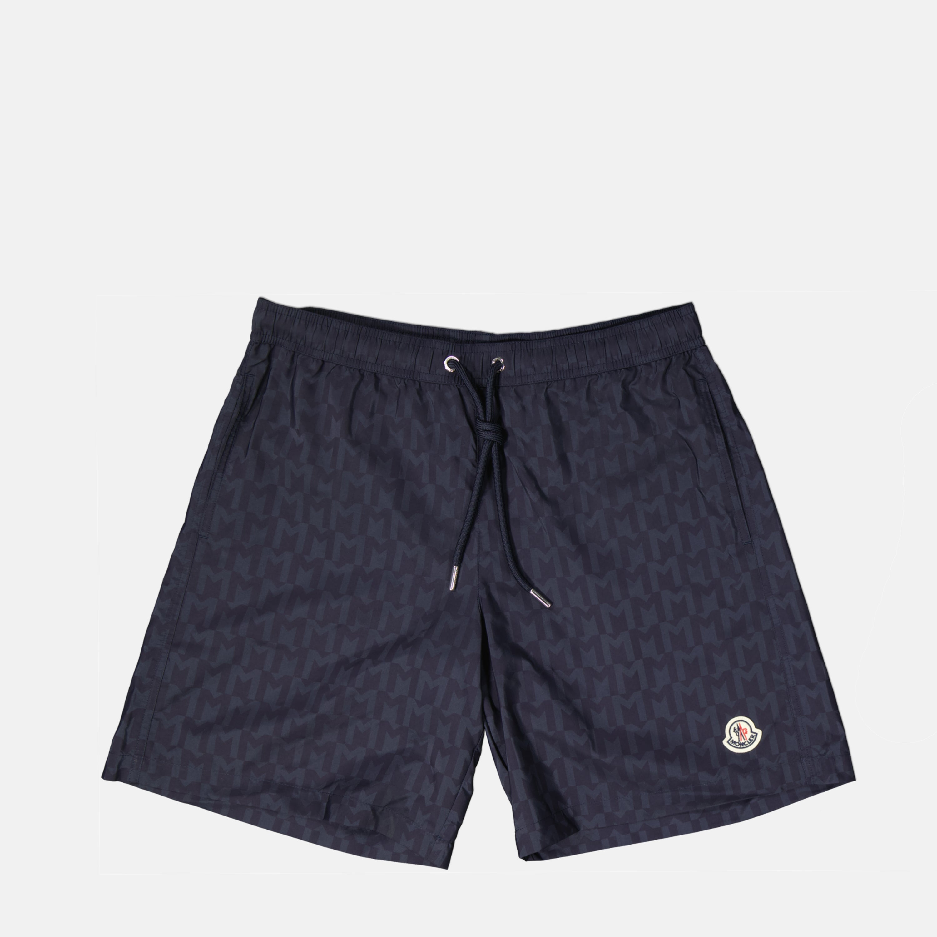 Image de l'article Short de bain monogrammé de la marque Moncler pour Homme - Saison Automne-Hiver 2024 - Vue de Face