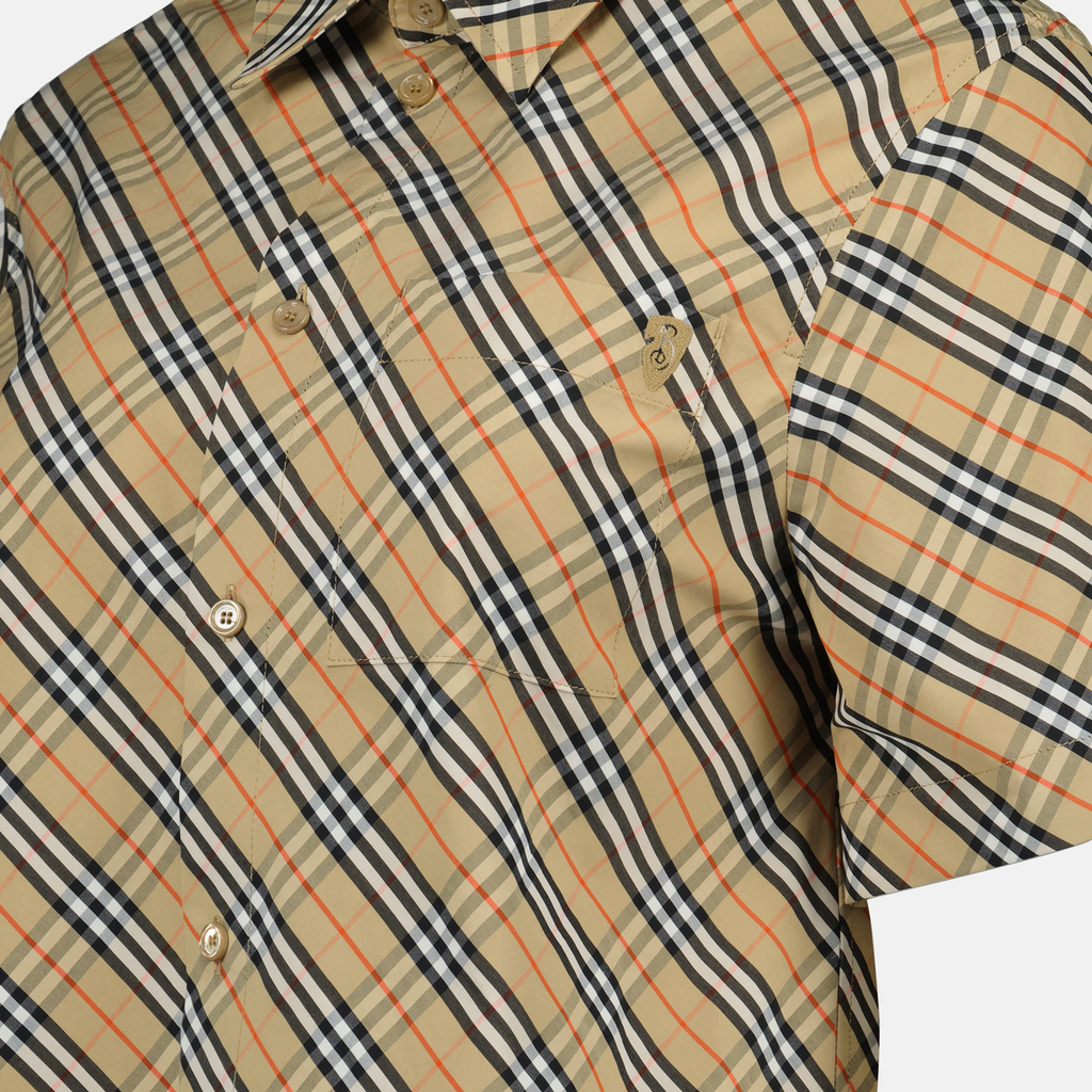 Camisas Camisa a cuadros Burberry Beige Femme