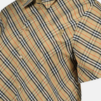 Camisas Camisa a cuadros Burberry Beige Femme