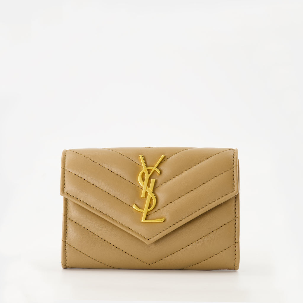 Image of the Cassandre wallet by the brand Saint Laurent for Women - Fall-Winter 2025 - Front View