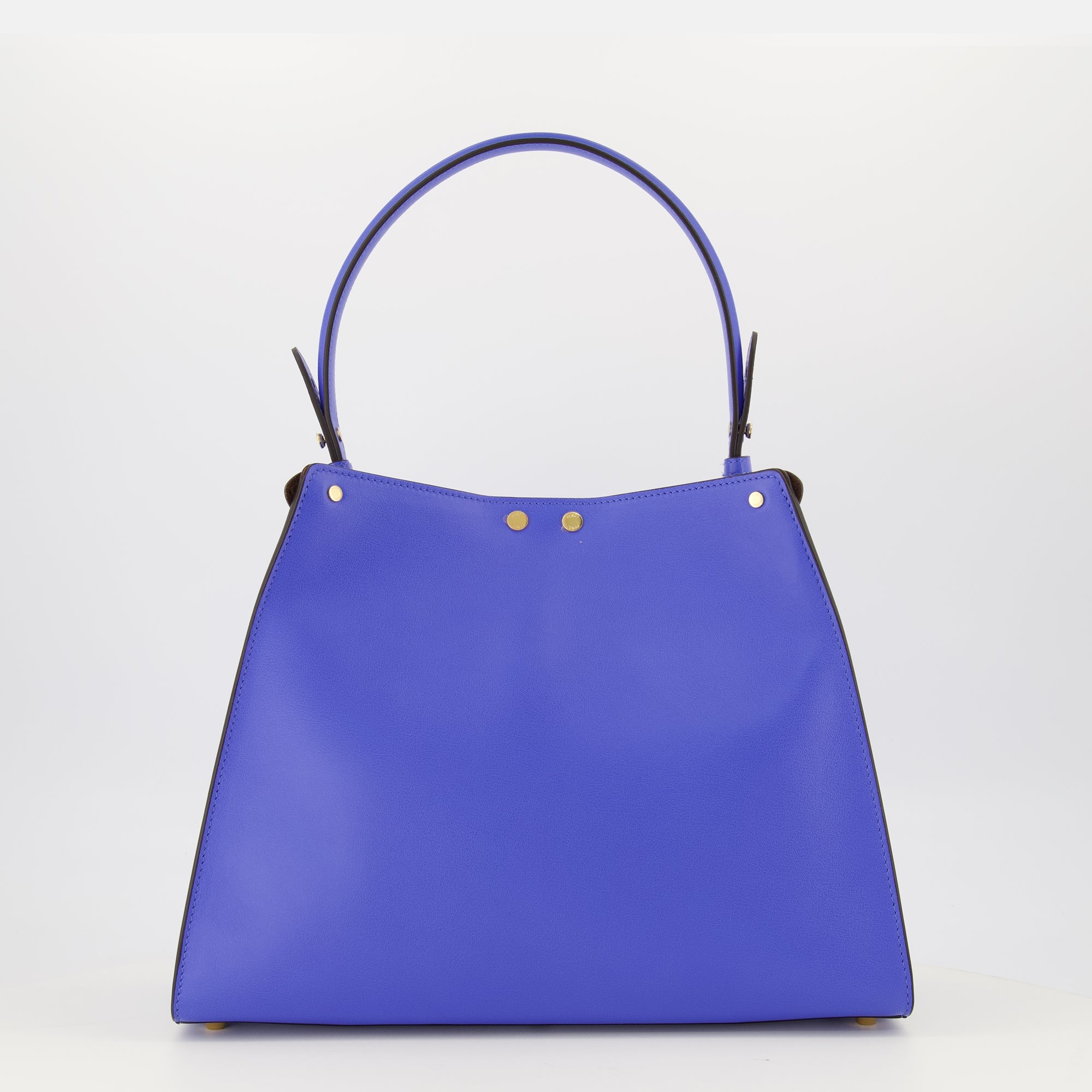 Sacs à main et épaule Sac Fendi Way medium en cuir bleu Fendi Bleu Femme