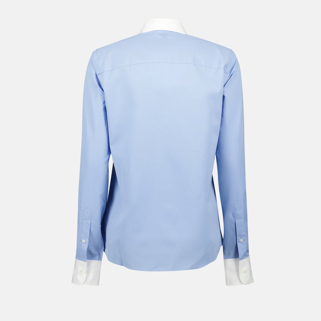 Camisas Chemise en popeline Ami PARIS Azul Femme