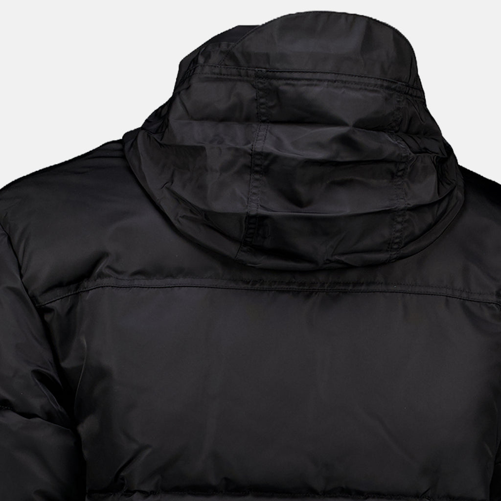 Manteaux Giacca in Piuma con Slogan Nera Drole De Monsieur Noir Homme