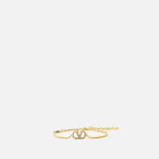 Bijoux Bracelet VLogo en cristaux Valentino Garavani Doré Femme