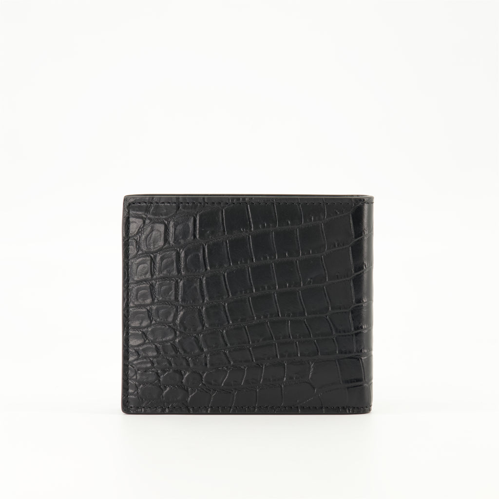 Kleine lederwaren Portefeuilles Tiny Cassandre East/West Saint Laurent Schwarz Homme