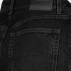 Image de l'article Jean V-Waist Long Baggy de la marque Saint Laurent pour Femme - Saison Automne-Hiver 2025 - Vue détaillée_2
