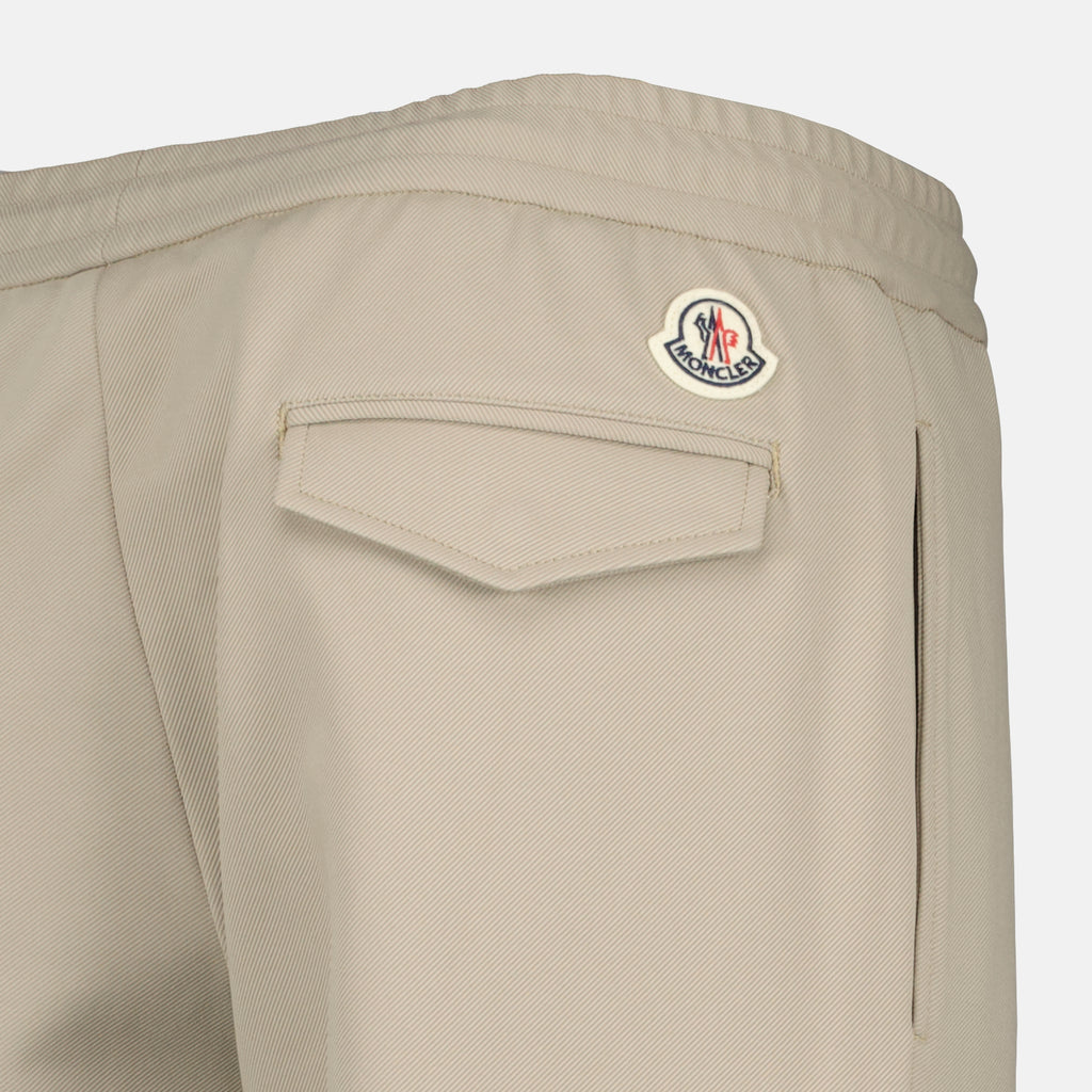 パンツ スウェットパンツ Moncler ベージュ Homme
