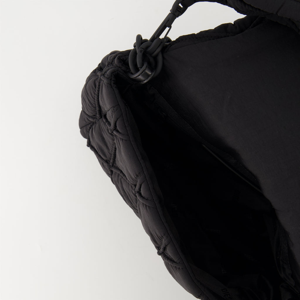 Handtaschen und schultertaschen Sac Charm-D en nylon matelassé Diesel Schwarz Femme